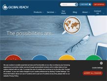 Tablet Screenshot of globalreach.com