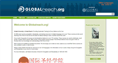 Desktop Screenshot of globalreach.org