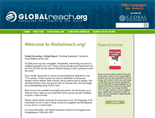 Tablet Screenshot of globalreach.org